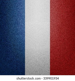 France denim  flag