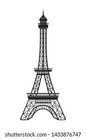 France eiffel tower design vector illustration