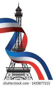 France eiffel tower design vector illustration