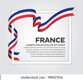 France flag background