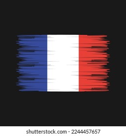 Frankreich-Flaggenmarkierung - Vektorgrafik