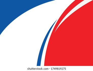 #france flag color background vector design