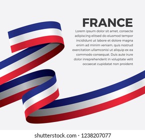 France flag for decorative.Vector background