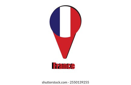 Diseño de la bandera de Francia para el usuario de Diseño gráfico