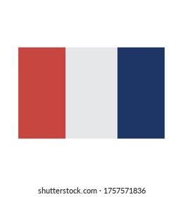 france flag design, Happy bastille day and french theme Vector illustration