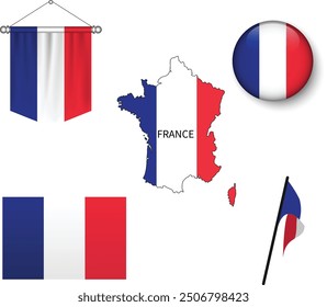 France flag design ,National flag of France 