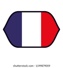France flag emblem