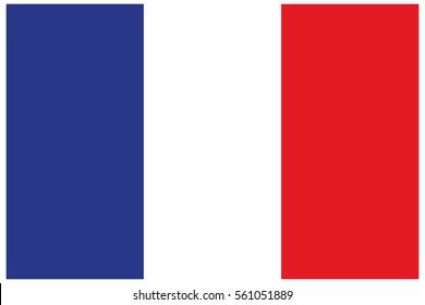 Bandera de Francia. Bandera francesa. Indicador del vector francés eps10. Símbolo de la página Bandera de Francia para el diseño de su sitio web Francia.