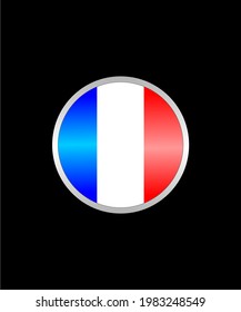 France flag icon vector design for logo.