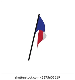 France flag icon vector illustration