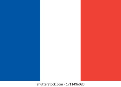 France Flag Icon. Vector Image.