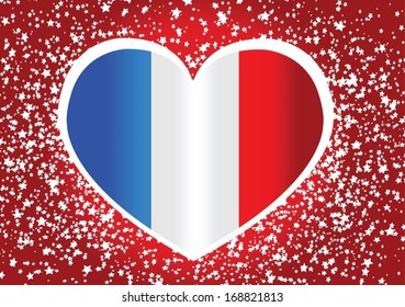 France flag idea design 