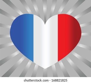France flag idea design 