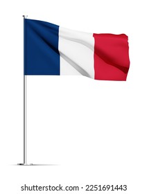 France flag isolated on white background. EPS10 vector