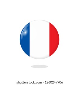 french flag circle images stock photos vectors shutterstock https www shutterstock com image vector france flag round 3d design template 1260247906