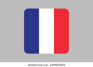 France flag sign, France flag vector graphic, France country flag is a symbol of freedom, National France flag, vector illustration
