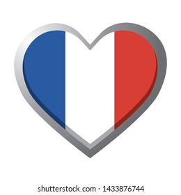 France flag symbol design vector illustration