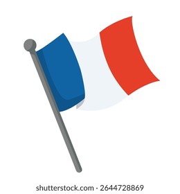 Vector de la bandera de Francia, bandera del Vector de Francia, arte del Clip bandera francesa, Vector de icono plano, arte del Clip de la bandera francesa