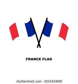France flag vector, country flags. isolated on white background. suitable for web icon, etc.