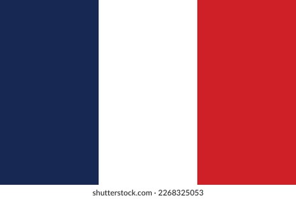 France flag vector design. France Independence Day vector.