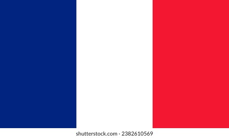 France Flag. Flag of France Vector graphics