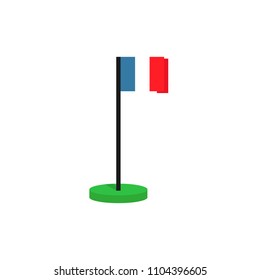 France flag. Vector icon
