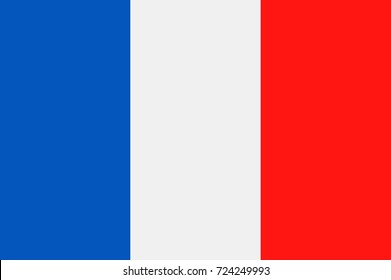 France Flag Vector Icon Illustration Stock Vector (Royalty Free) 724249993