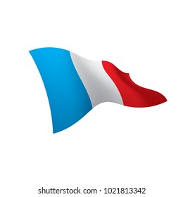 France flag, vector illustration