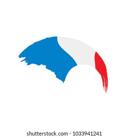 France flag, vector illustration