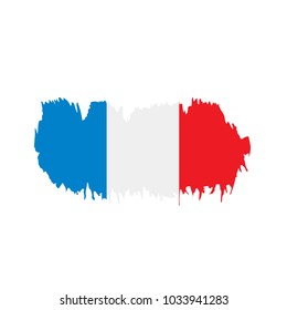 France flag, vector illustration