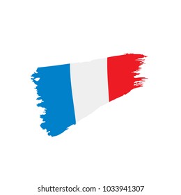 France flag, vector illustration