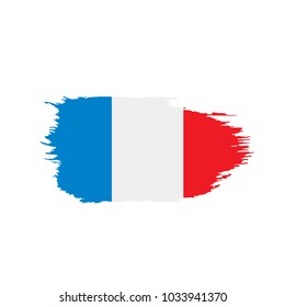 France flag, vector illustration