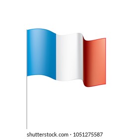 France flag, vector illustration