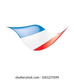France flag, vector illustration