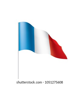 France flag, vector illustration