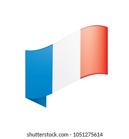 France flag, vector illustration