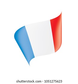 France flag, vector illustration
