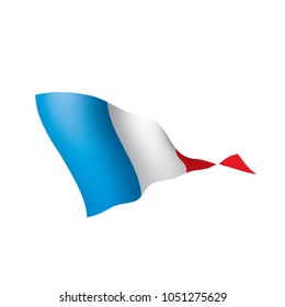 France flag, vector illustration