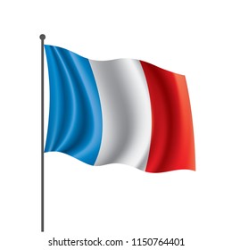 France flag, vector illustration