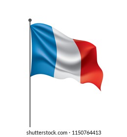 France flag, vector illustration