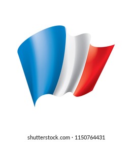 France flag, vector illustration