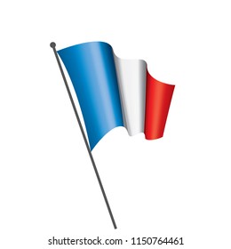 France flag, vector illustration