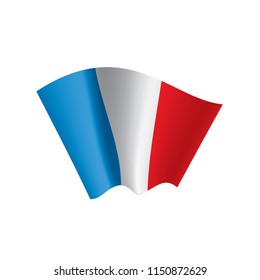 France flag, vector illustration