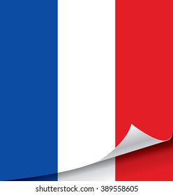 France flag vector illustration.