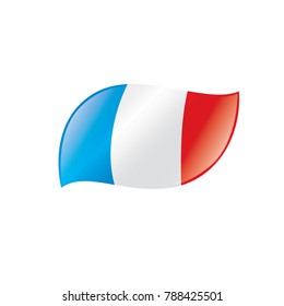 France flag, vector illustration