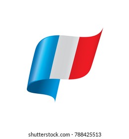 France flag, vector illustration