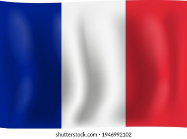 France Flag Vector Illustration. Banner. Flag Logo. Flag Vector. Flags Of The World. Flag Of Independence Day. Abstract Vector Illustration Eps.10