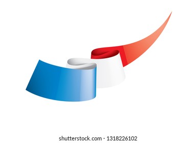 France flag, vector illustration on a white background.
