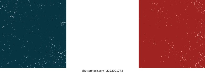 France flag vintage Banner, vector design