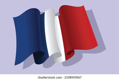 France Flag for Wallpaper and Background